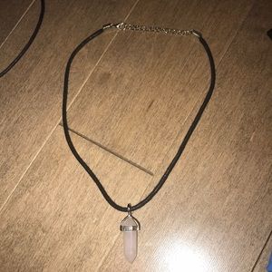 Quartz chocker necklace